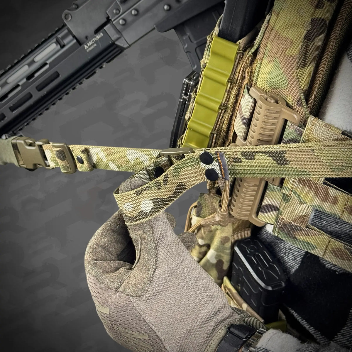Divu Punktu Ieroču Siksna ar Karabīni RAGNAROK Odin Gen II Multicam — attēls 14