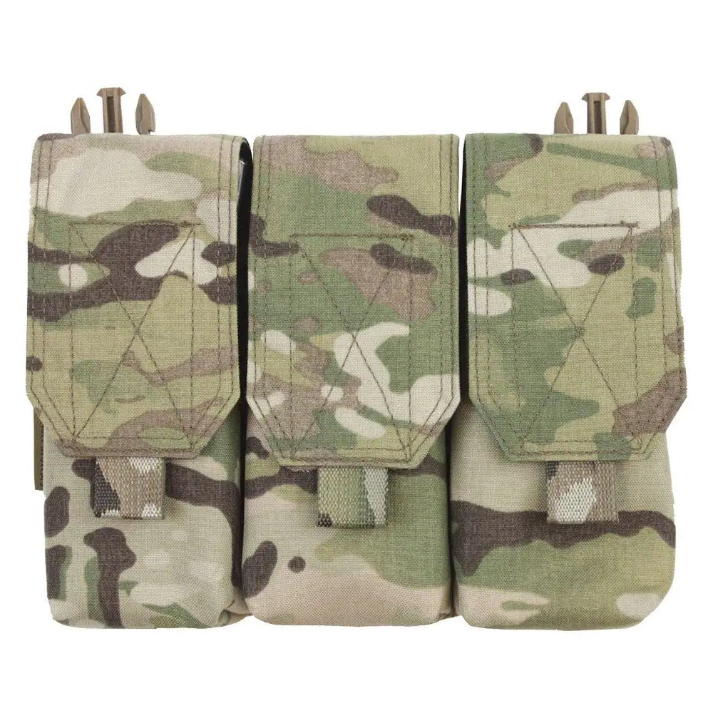 Panelis WAS Removable Triple Covered M4 Pouch Multicam