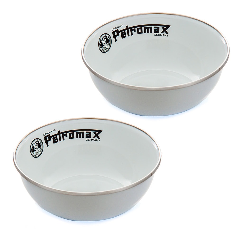 Petromax Emaljas bļodiņas - Enamel Bowls white 2 pieces