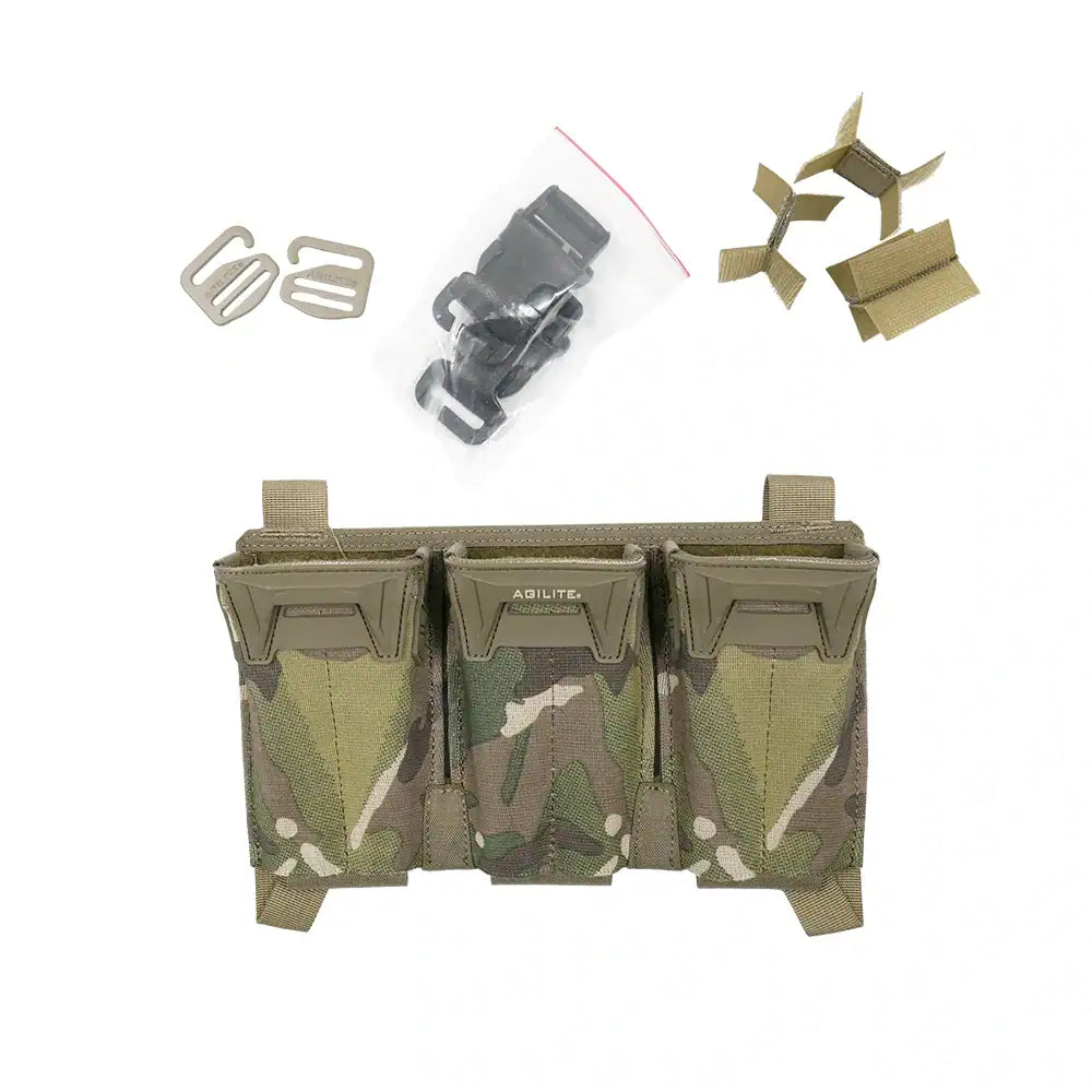 Somiņa - Agilite Pincer™ Triple Multi-Caliber Mag Pouch Multicam