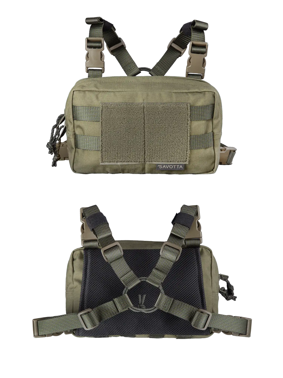 Krūšu soma SAVOTTA Rintamus Chest Pack Green – attēls 2