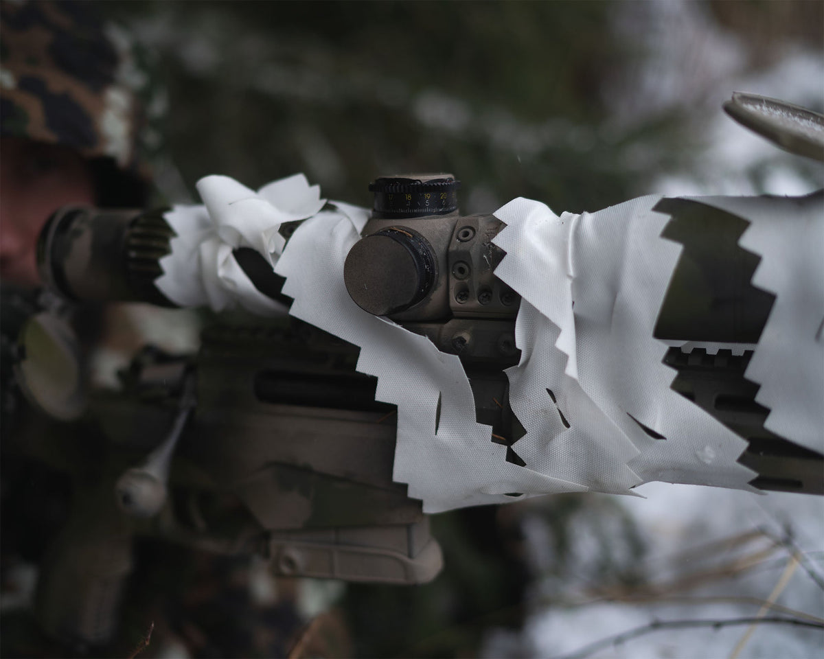 Savotta Camo Scrim maskēšanās komplekts, White