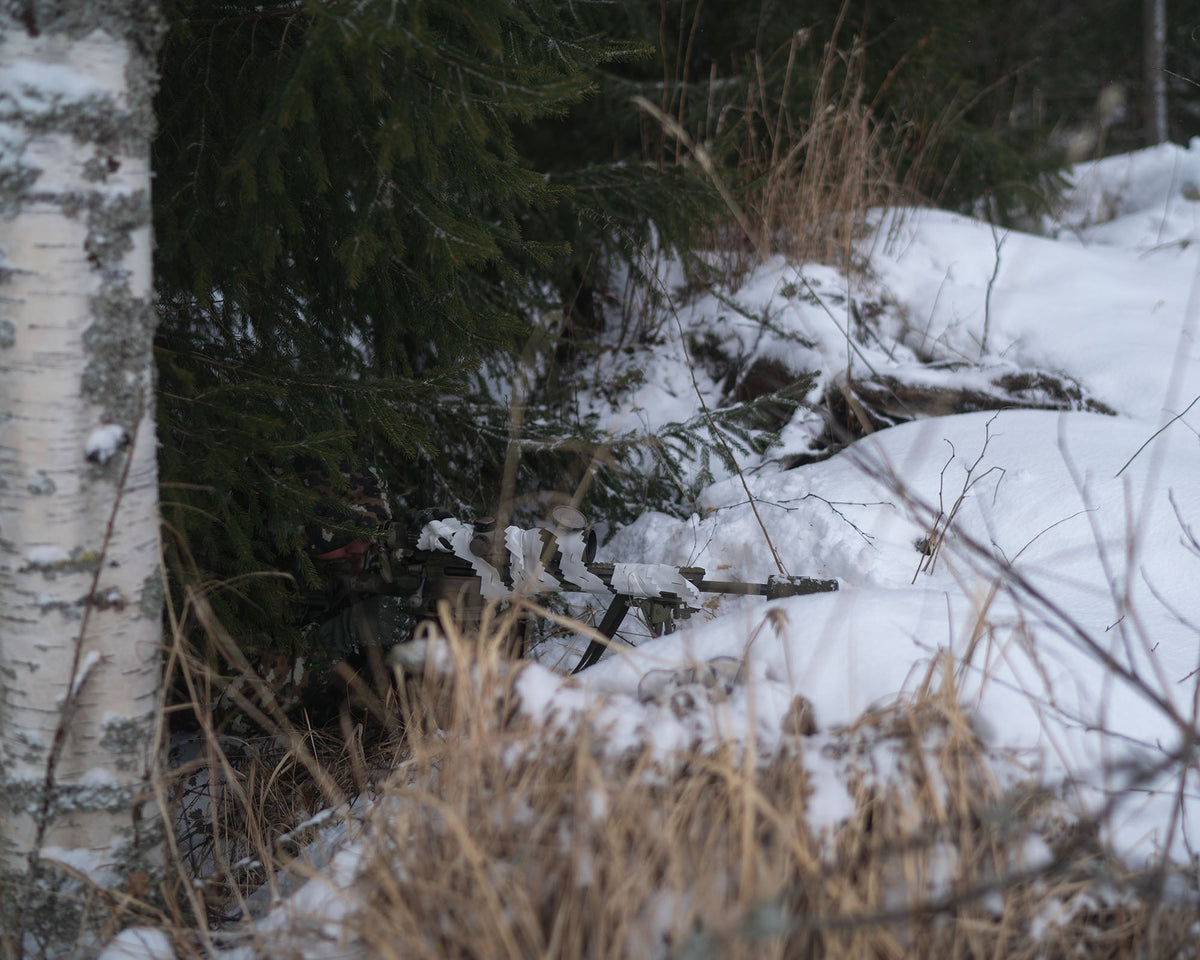 Savotta Camo Scrim maskēšanās komplekts, White