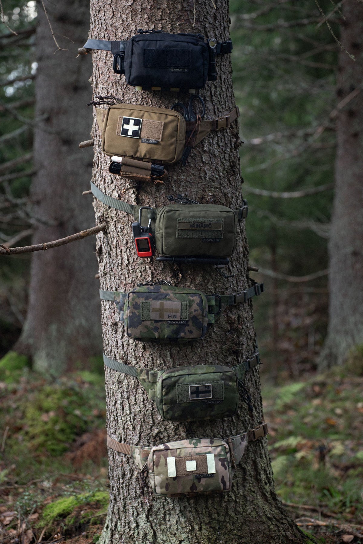 Jostas soma SAVOTTA Kukkaro Hip Pack Multicam – attēls 2