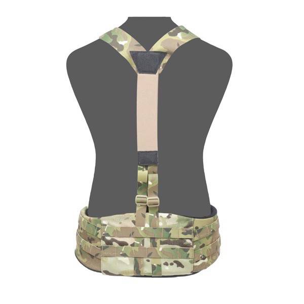 Bikšturi WAS Slim Line Harness Elastic Back Multicam