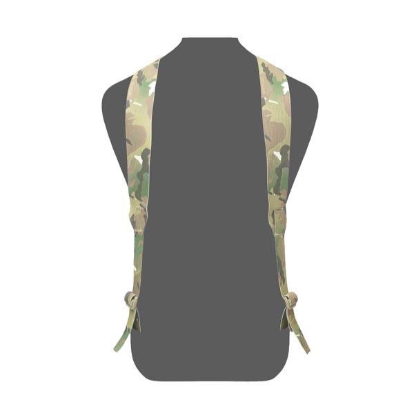 Bikšturi WAS Slim Line Harness Elastic Back Multicam