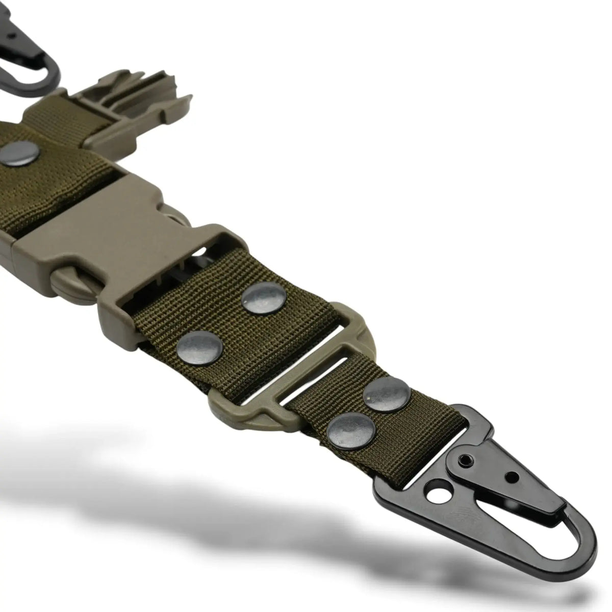 Divu Punktu Ieroču Siksna RAGNAROK Odin Carabiner Gen II Olive