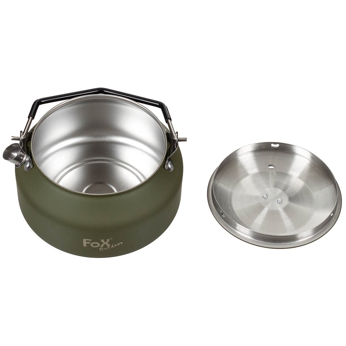 Nerūsējošā tērauda tējkanna MFH Olive, 1 l