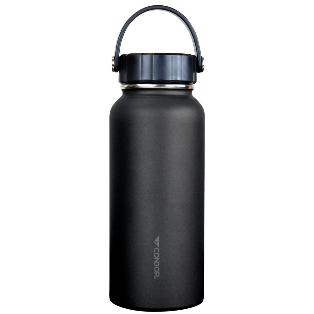 Condor Termoss - 32 OZ VACUUM SEALED THERMAL BOTTLE Black