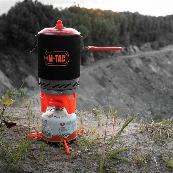 Tūrisma plītiņa ar katlu - M-Tac Gas Burner With Boiler