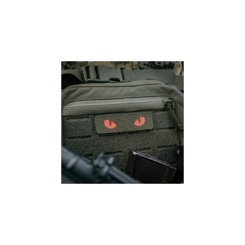 Uzšuve - M-Tac Patch Cat Eyes Laser Cut Ranger Green/Red;