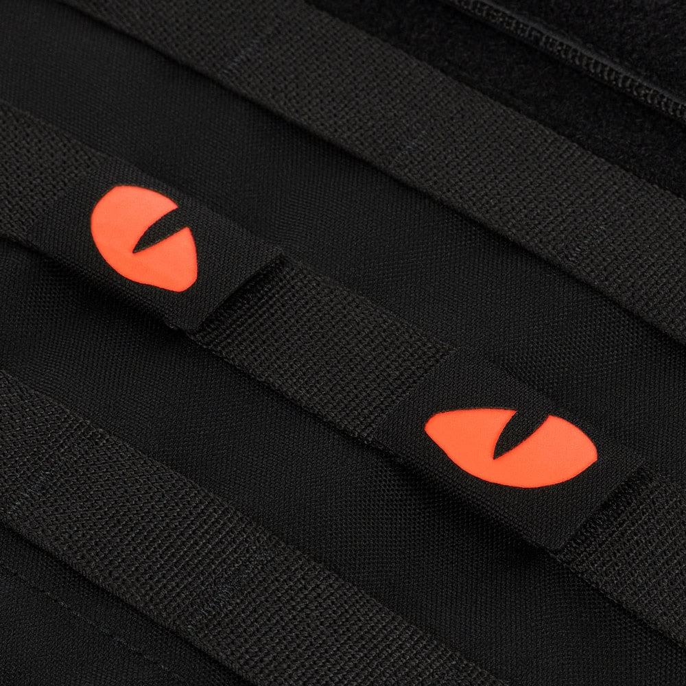Uzšuves - M-Tac patch Tiger Eyes Laser Cut (couple), Black/Red;