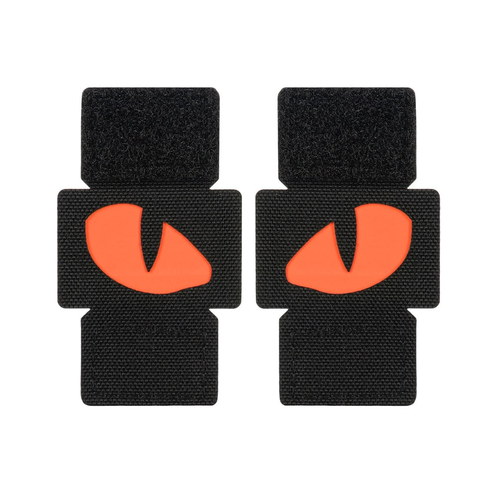 Uzšuves - M-Tac patch Tiger Eyes Laser Cut (couple), Black/Red;