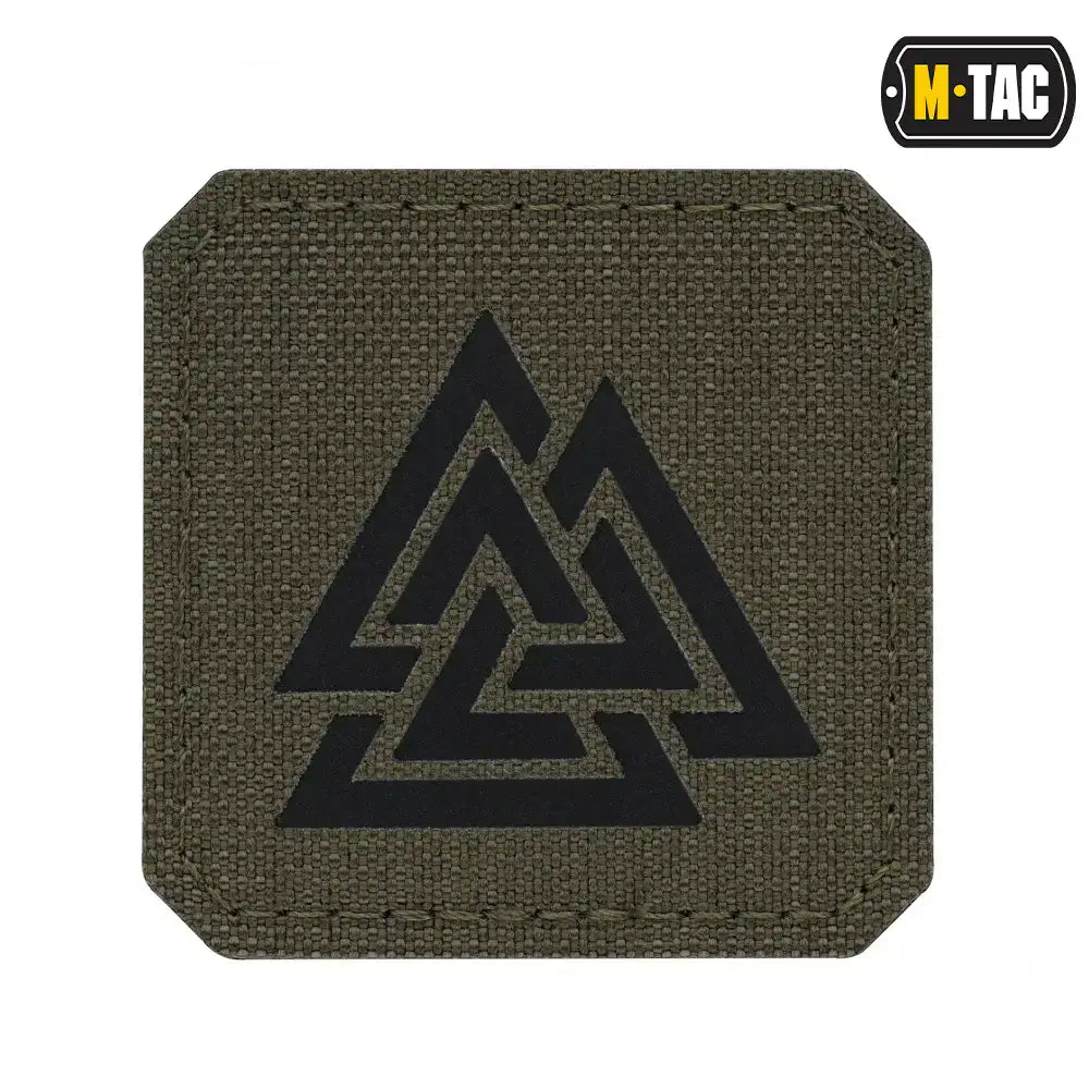 Uzšuve - Valknut Laser Cut Ranger Green/Black