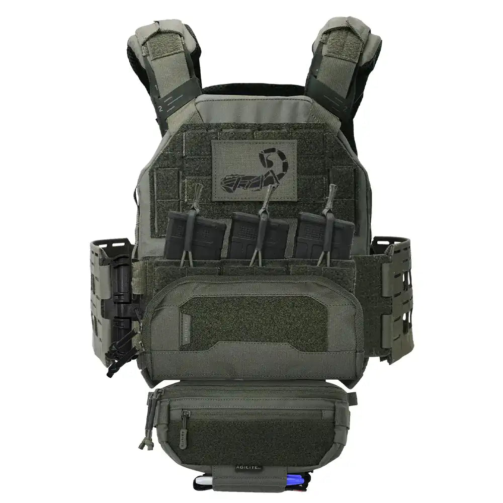 Uzkabes soma Agilite Wide Admin Pouch Ranger Green