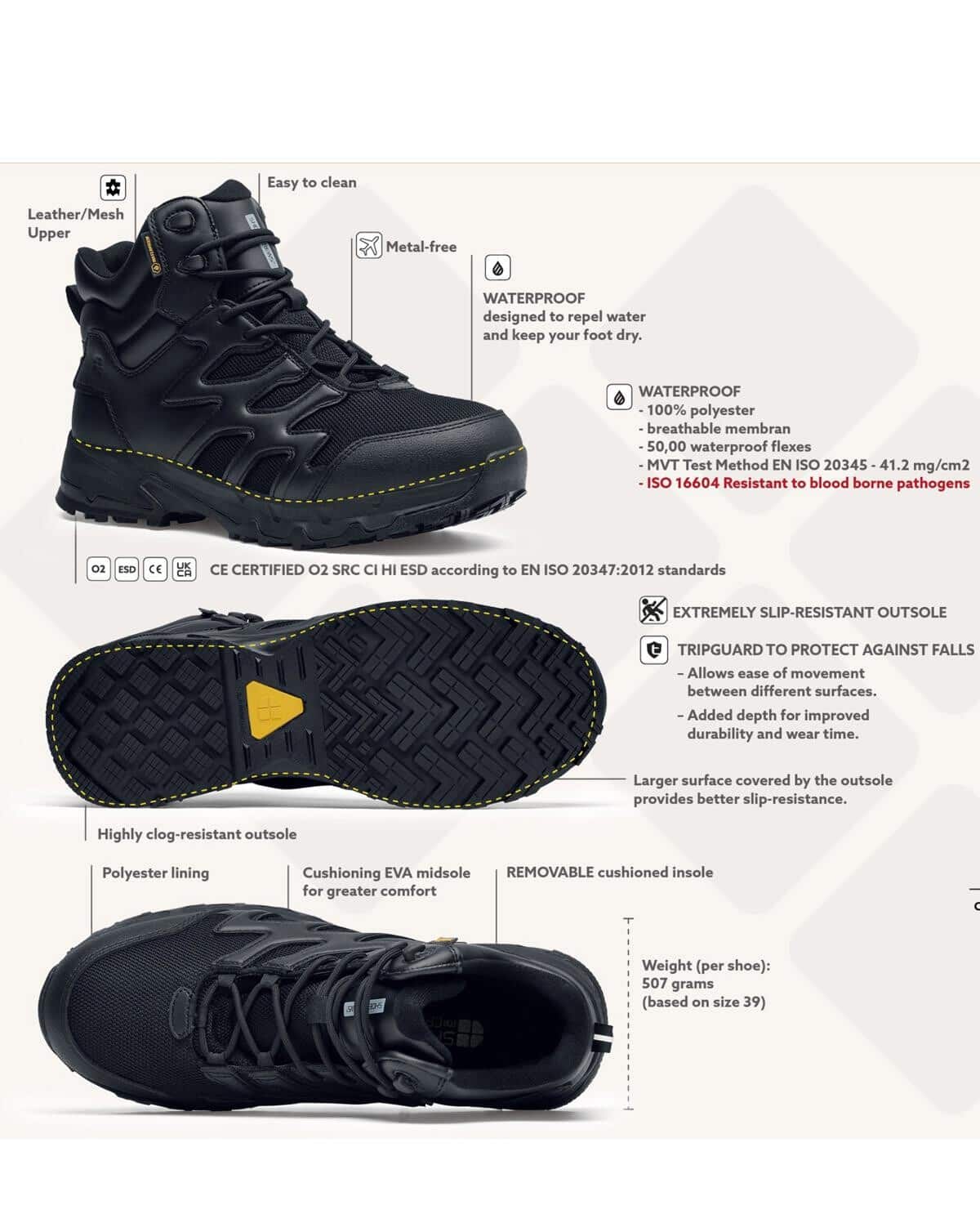 Zābaki SFC Carrig MID Boots Black