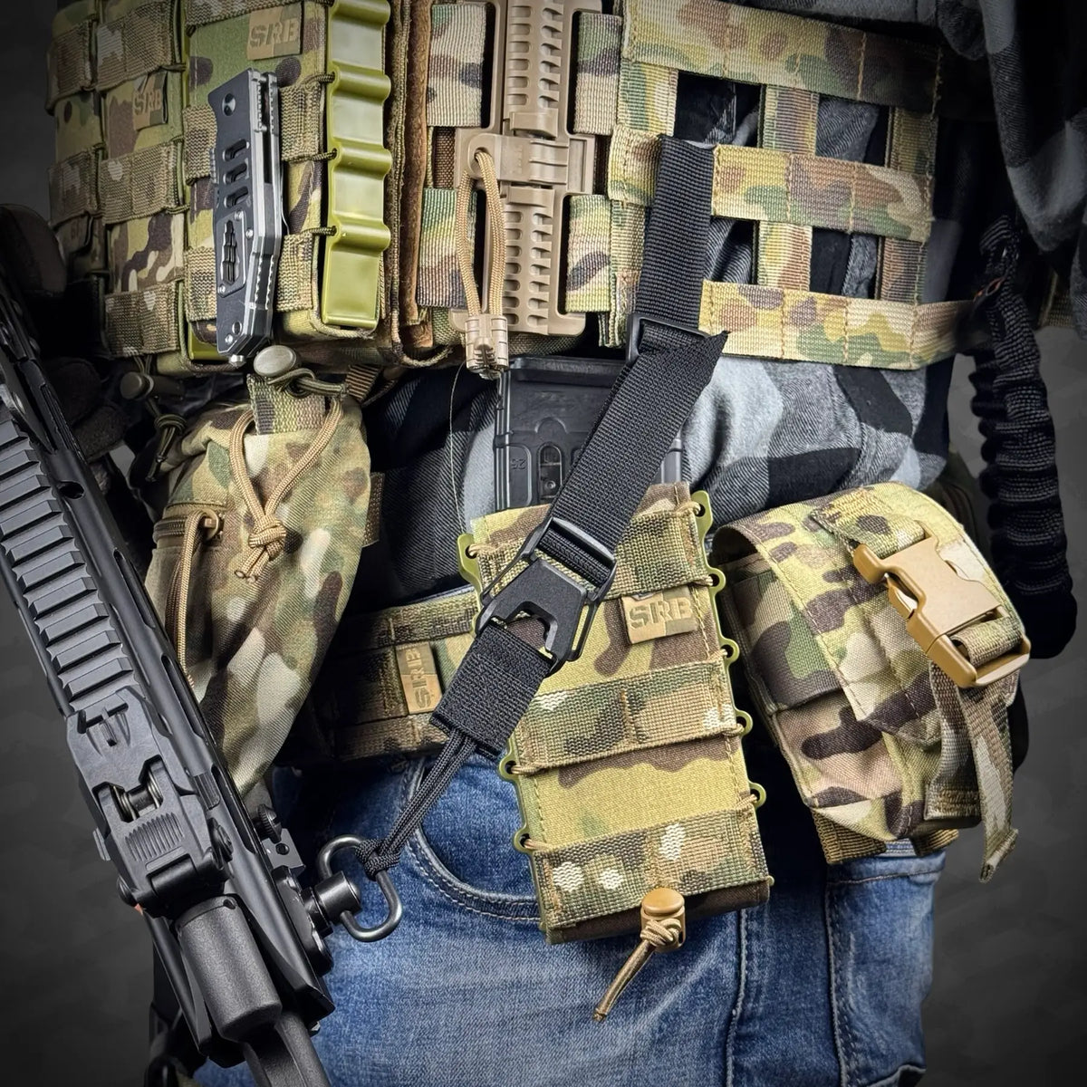 RAGNAROK THOR-1 Papildus Paracord Stiprinājuma Cilpa Black