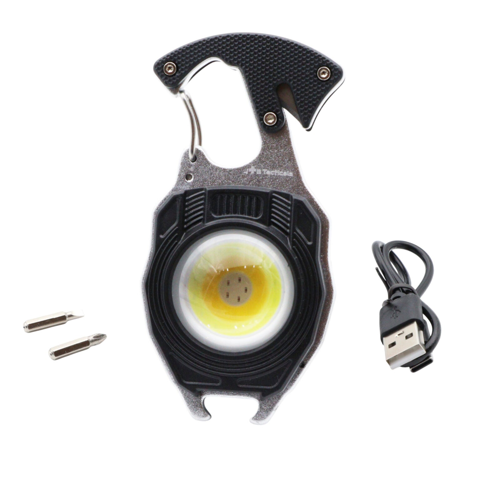 JB Tacticals EDC black 8in1 keychain - COB JB-01