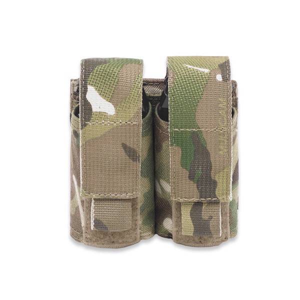 Somiņa WAS Double 40mm Grenade/Small NICO Flash Bang Pouch Multicam
