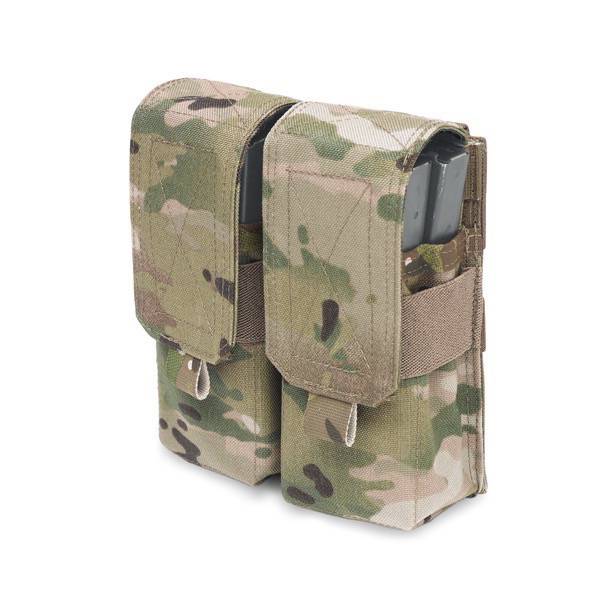 Aptversoma WAS Double M4 5.56mm Mag Pouch/Non Slip Retention Multicam