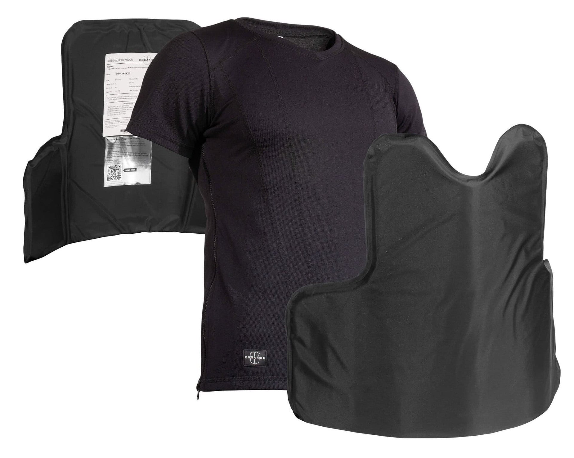 EnGarde T-SHIRT FLEX-PRO-IIIA bruņu veste Black