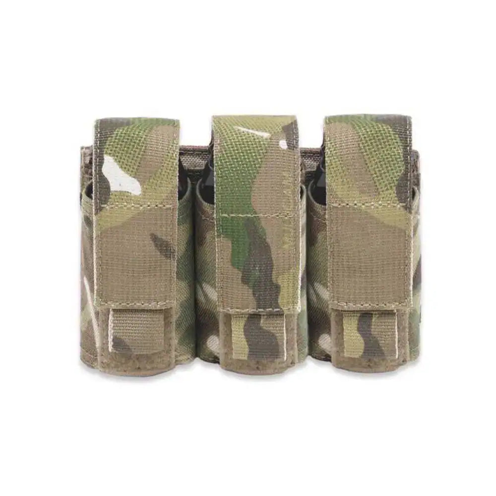 Granātu Soma WAS Triple 40mm Grenade/Small NICO Flash Bang Pouch MultiCam