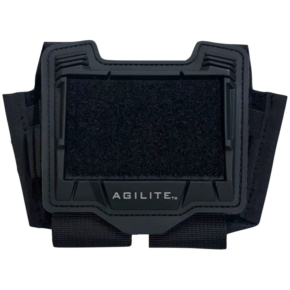 Somiņa Agilite Universal Helmet Cover Rear Pouch Black