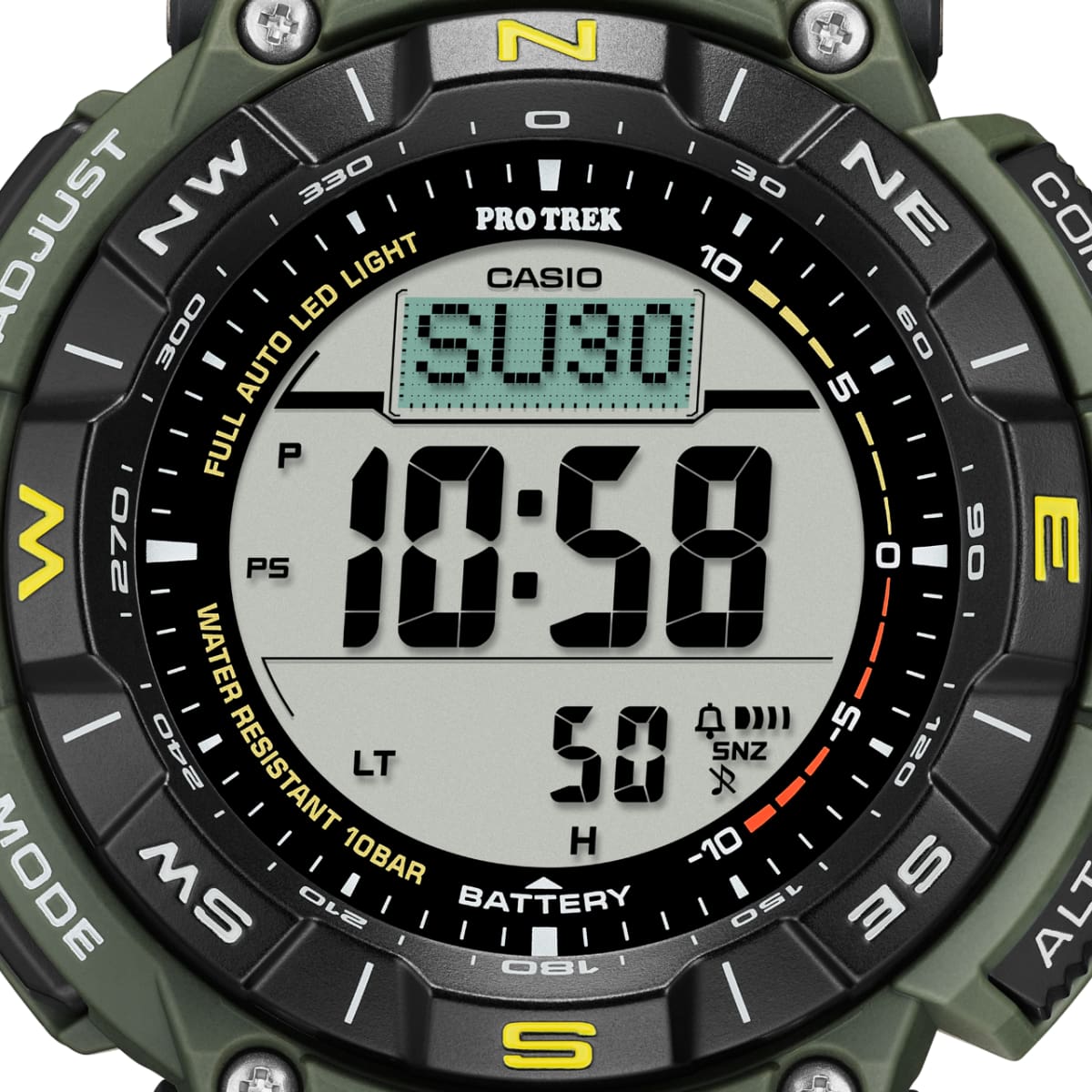 CASIO PRO TREK PRG-340-3ER pulkstenis – detaļa