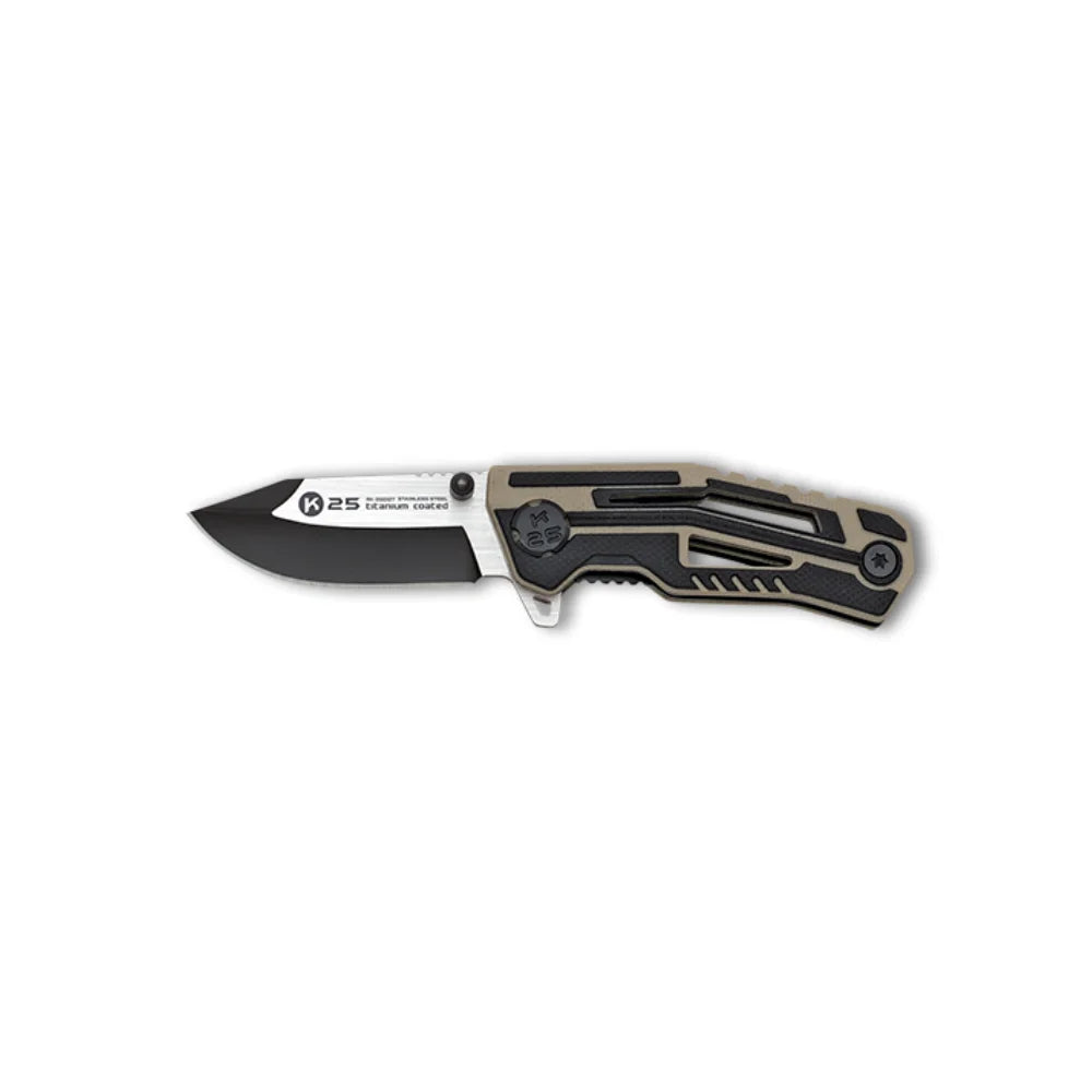 Salokāms Nazis K25 coyote G10 penknife Carbon fiber (asmens 5cm) — Nazis