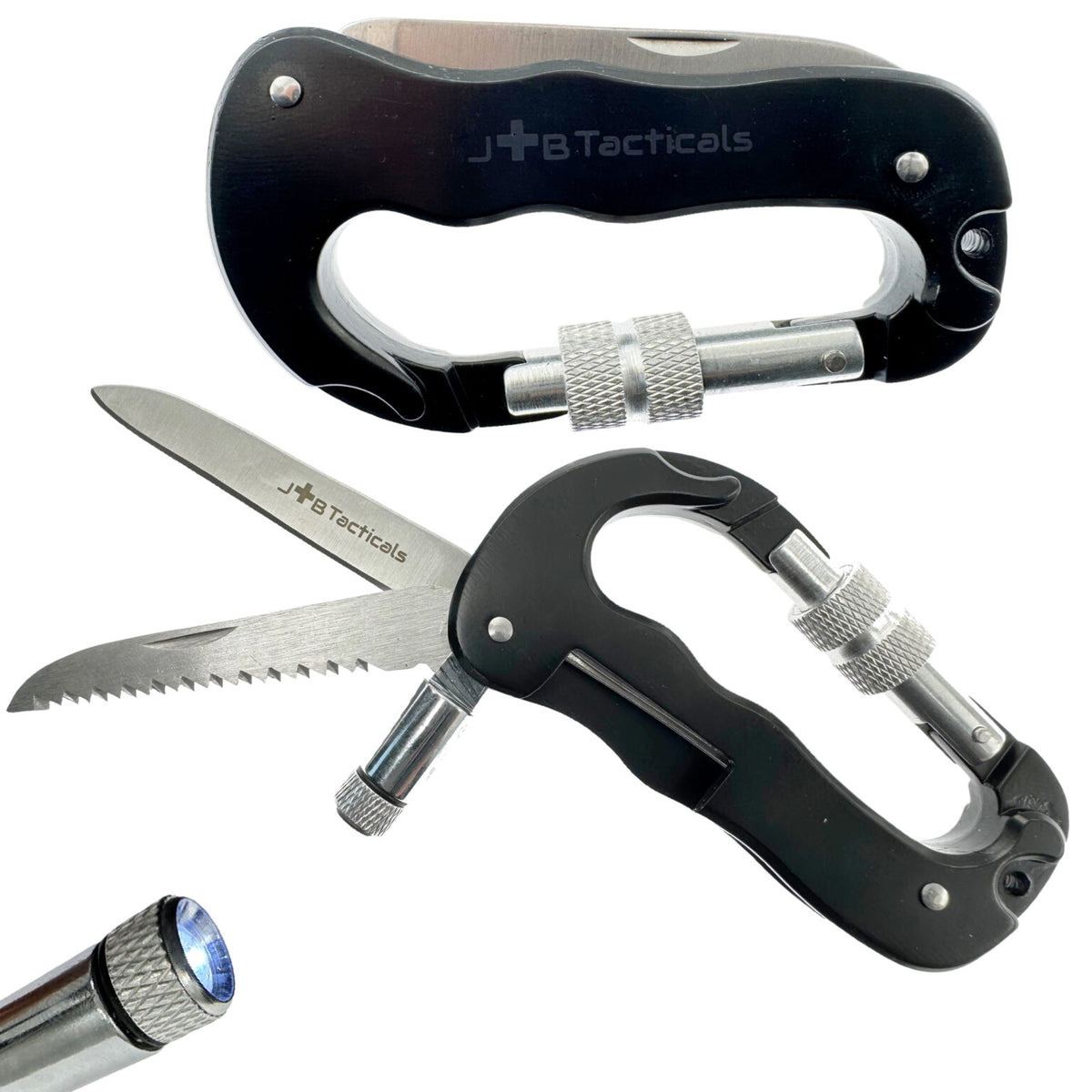 JB Tacticals Multitool carabiner JB-06 black