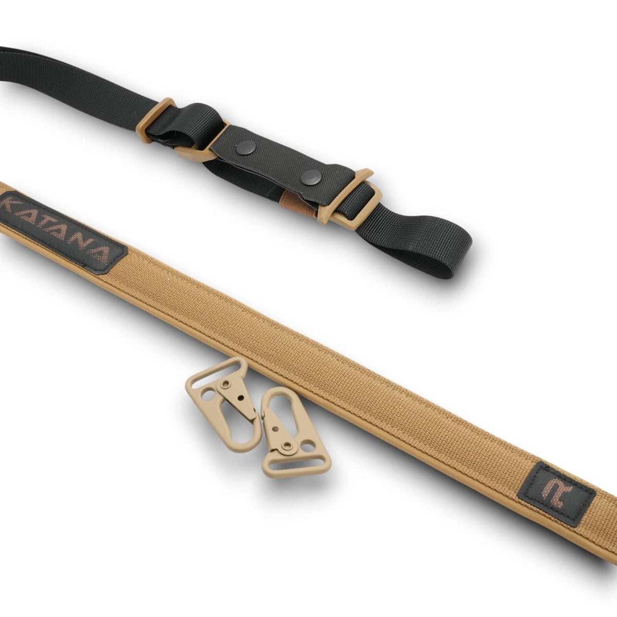 Divu Punktu Ieroču Siksna RAGNAROK Katana Ar Karabīni Coyote/Black