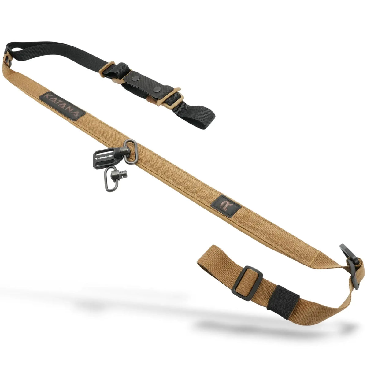 Divu Punktu Ieroču Siksna RAGNAROK Katana Sling Coyote/Black — attēls 3
