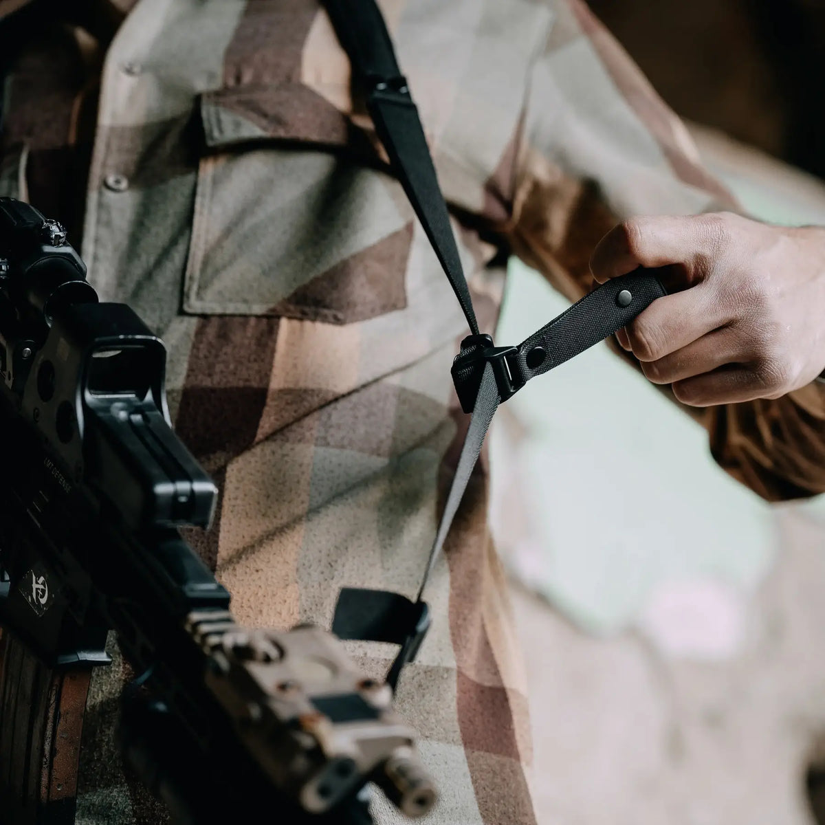 Divu Punktu Ieroču Siksna RAGNAROK Katana QD Black — attēls 7