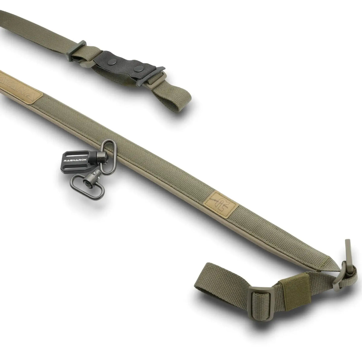Divu Punktu Ieroču Siksna RAGNAROK Katana QD Ranger Green