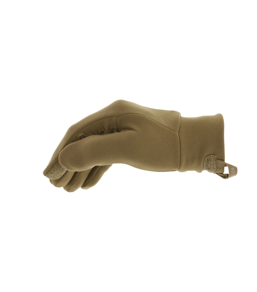 Ziemas cimdi Mechanix Wear ColdWork Base Layer Coyote