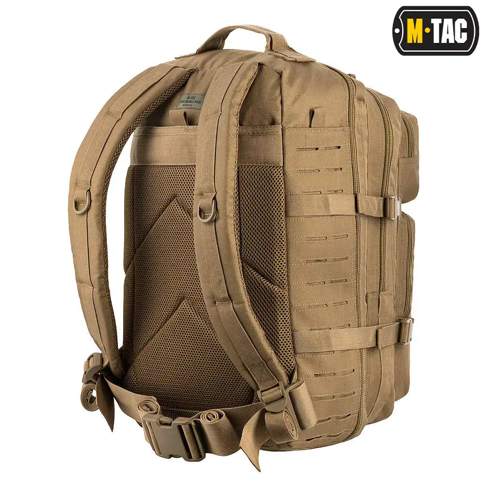 Mugursoma - M-Tac Large Assault Pack Backpack Laser Cut Coyote