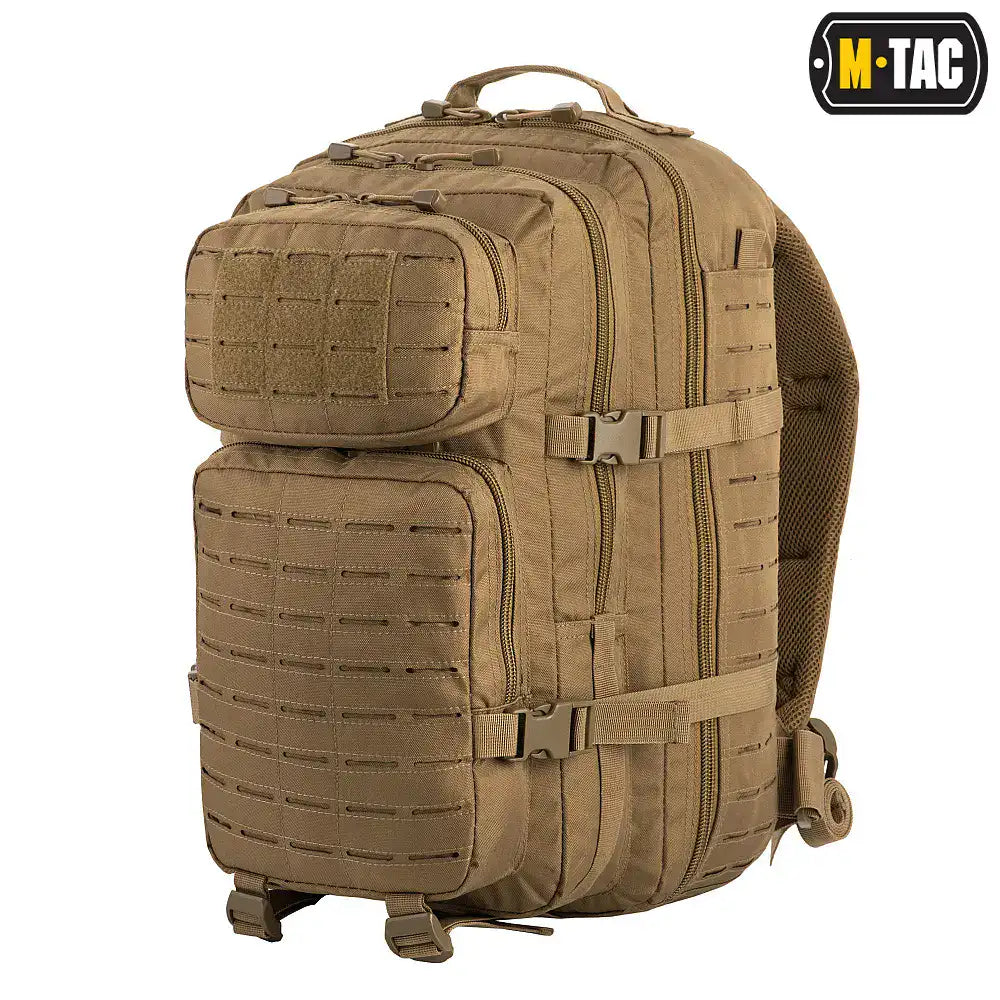 Mugursoma - M-Tac Large Assault Pack Backpack Laser Cut Coyote