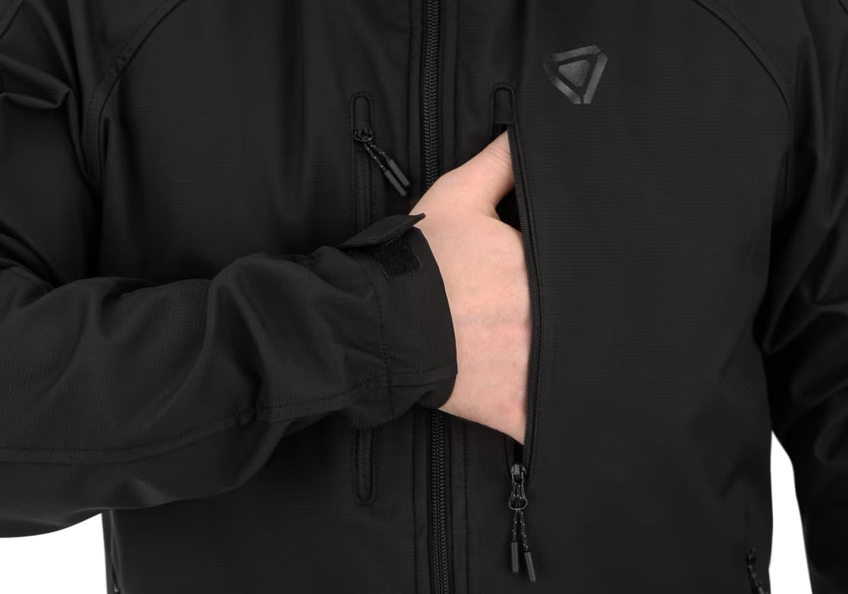 Softshell jaka - OUTRIDER ED Softshell Hoody Black — attēls 8