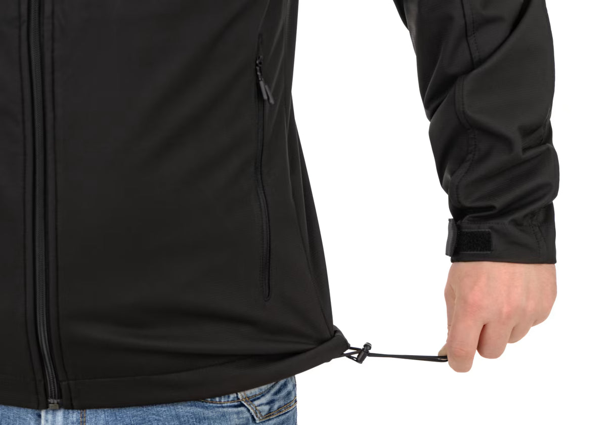 Softshell jaka - OUTRIDER ED Softshell Hoody Black — attēls 6
