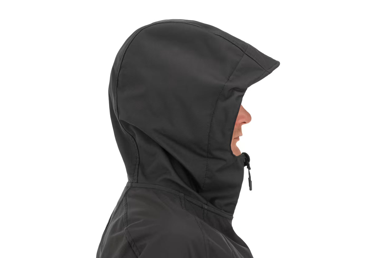 Softshell jaka - OUTRIDER ED Softshell Hoody Black — attēls 5