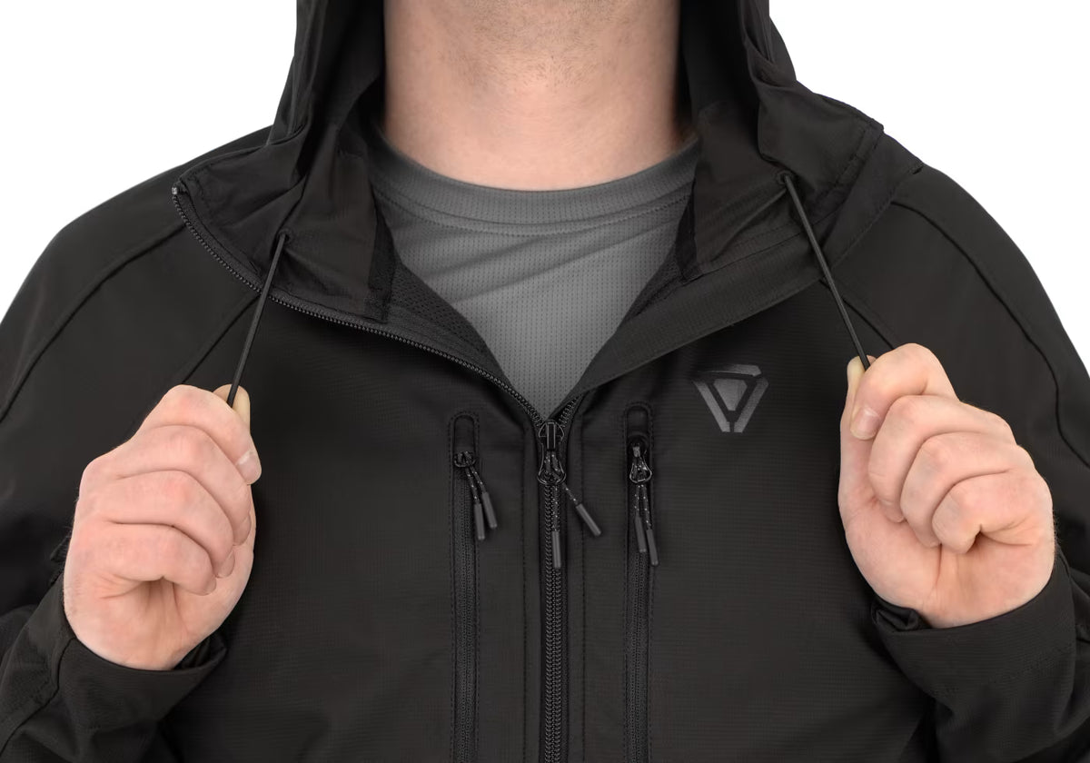 Softshell jaka - OUTRIDER ED Softshell Hoody Black — attēls 4