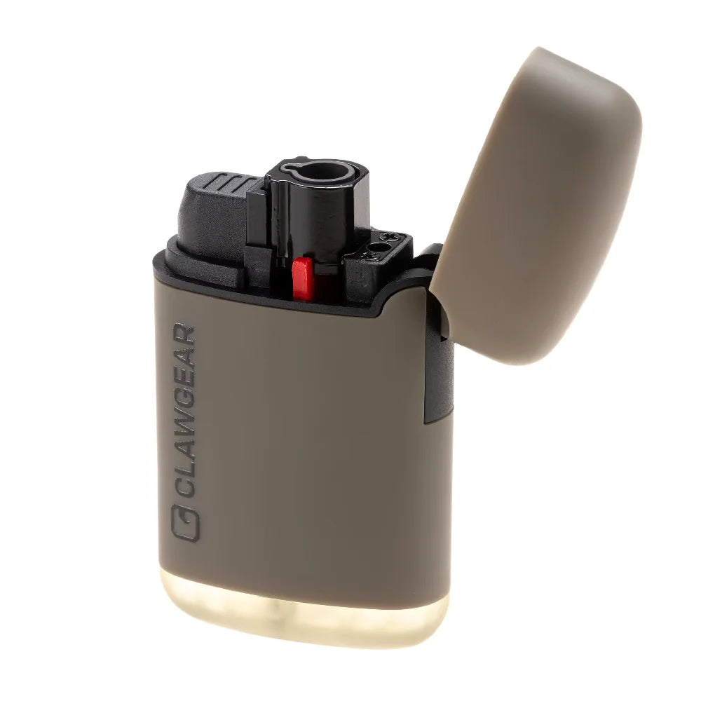 Clawgear Vēja Noturīgas Šķiltavas Storm Pocket Lighter Mk.III Stone Grey