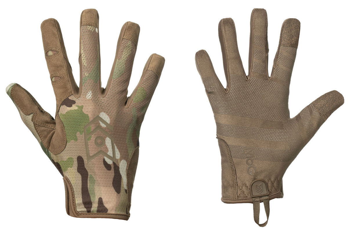 Cimdi MOG Target Light Duty Multicam — plaukstas un virspuses skats