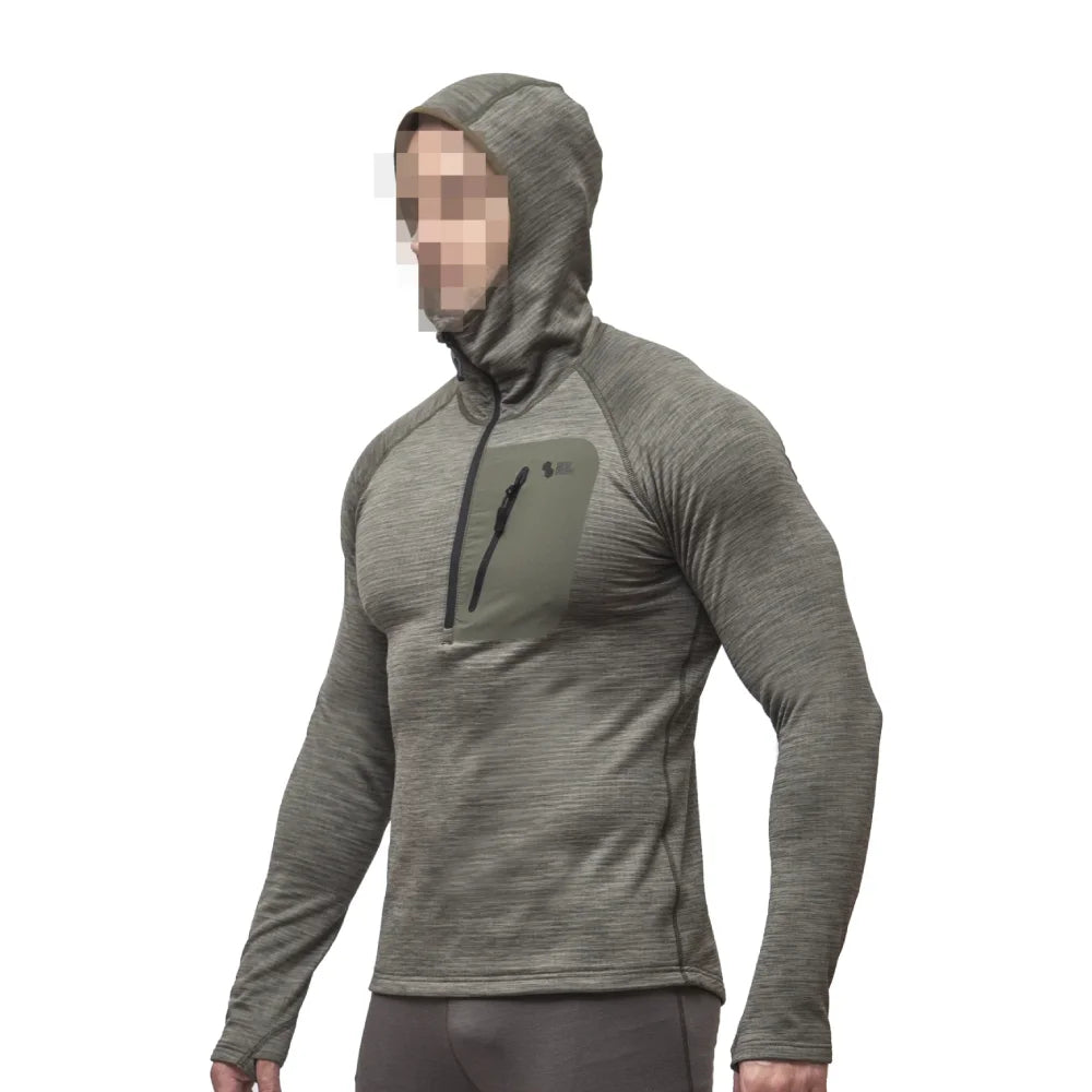 Termoveļas Krekls Suited Systems SNOW SHIELD HOODED UNDERSHIRT GEN II Ranger Green
