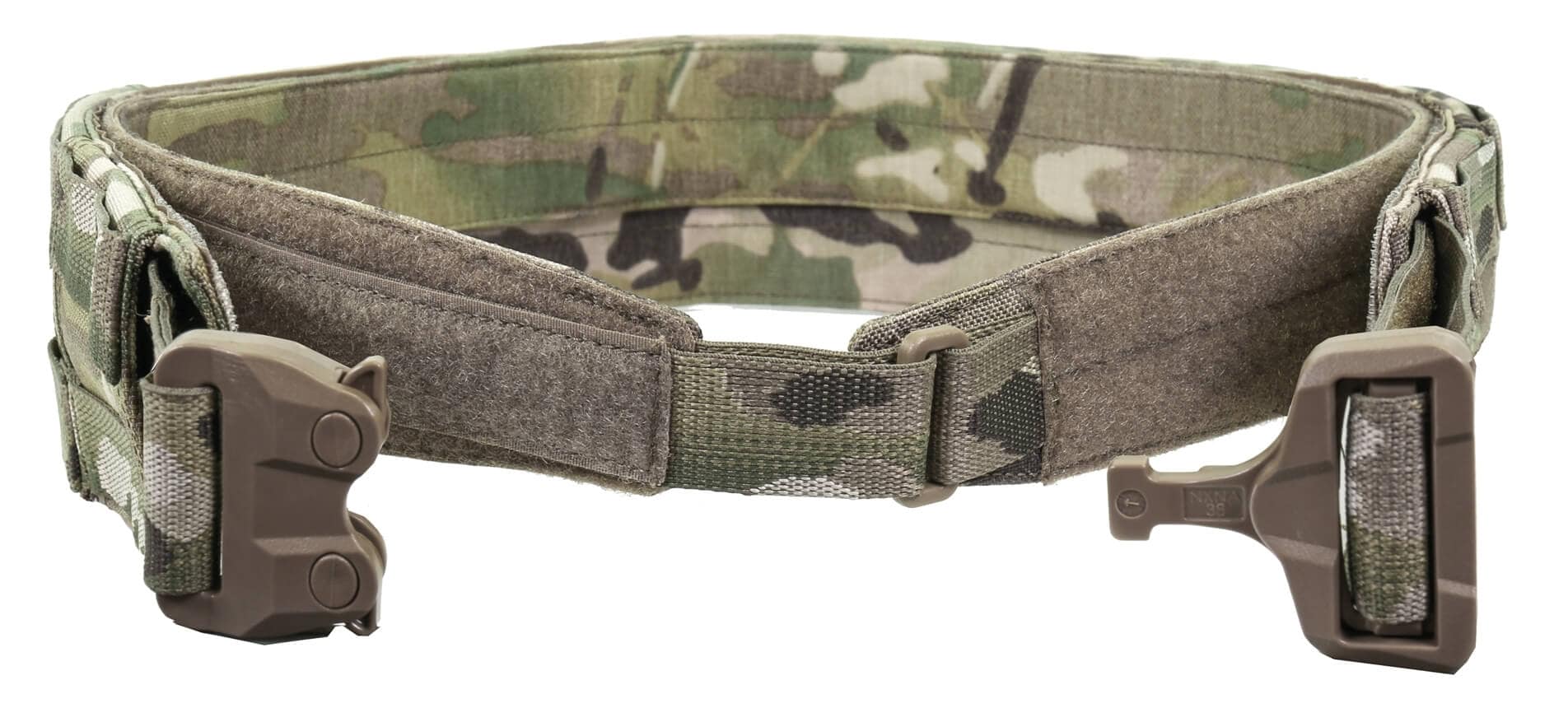 Uzkabes Josta WAS Low Profile MOLLE Belt Multicam L With Plastic Cobra Webbing Belt