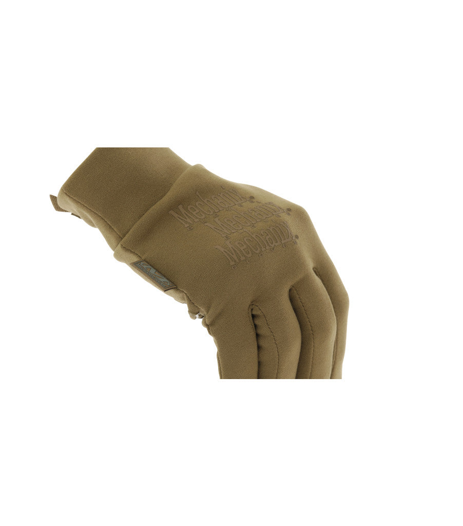 Ziemas cimdi Mechanix Wear ColdWork Base Layer Coyote